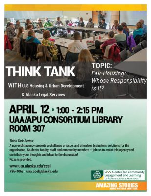 April 12 Think Tank: Fair Housing: Whose Responsibility is It?