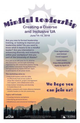 Mindful Leadership workshop is June 14-15 at UAF