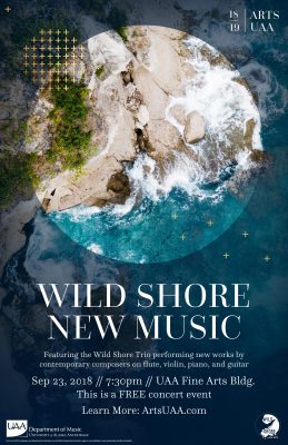 Wild Shore New Music event poster