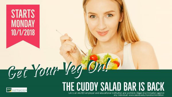 Get your veg on! The Cuddy Salad Bar is back.