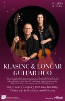 Join guitarists Klasinc and Loncar at UAA Oct. 7, 4 p.m. for an afternoon of music masterworks and contemporary guitar repertoire. Tickets available at ArtsUAA.com.