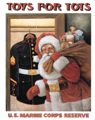 US Marine Corps Toys for Tots official flier
