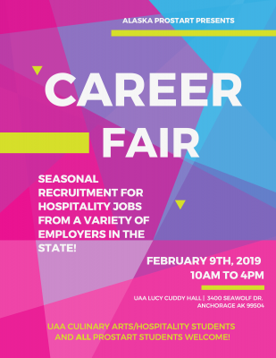 Hospitality Career Fair is Feb. 9, 10 a.m. to 4 p.m. in Lucy Cuddy Hall