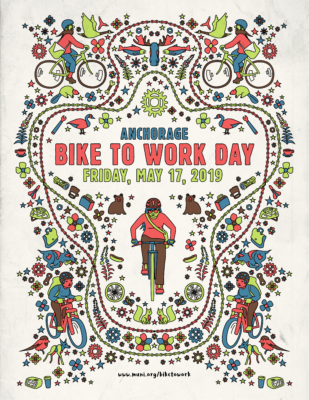 Anchorage Bike to Work Day is Friday, May 17, 2019