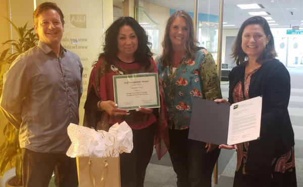 Jennifer Wisel receives Staff Recognition Award from UAA Staff Council