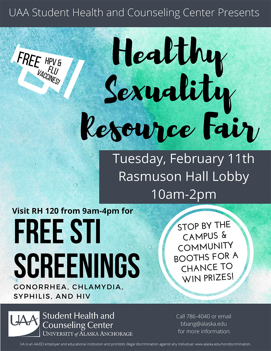 Healthy Sexuality Resource Fair poster