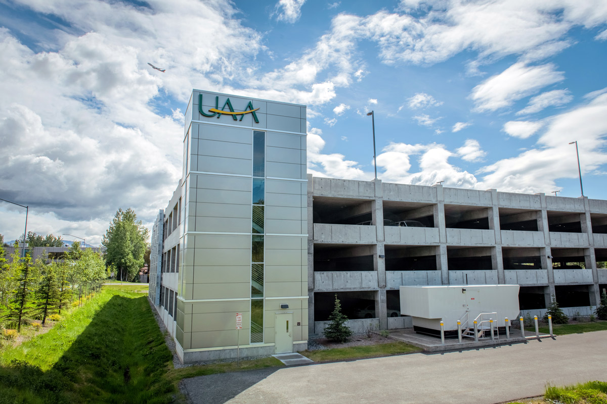 UAA's Engineering & Computation Building Parking Garage