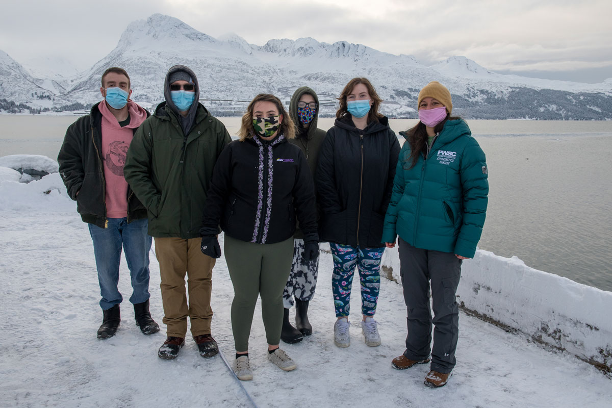 Students in Prince William Sound's oceanography course perform field work in Valdez.
