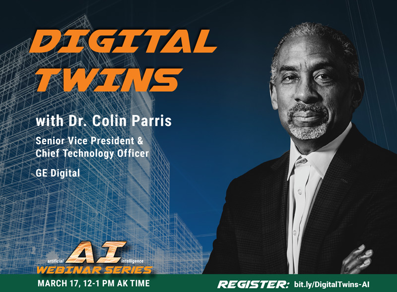 AI webinar featuring Dr. Colin Parris. March 17, noon-1 p.m. via Zoom.