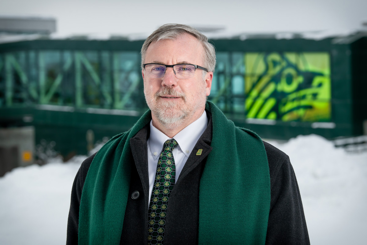 Bruce Schultz on the UAA Anchorage campus