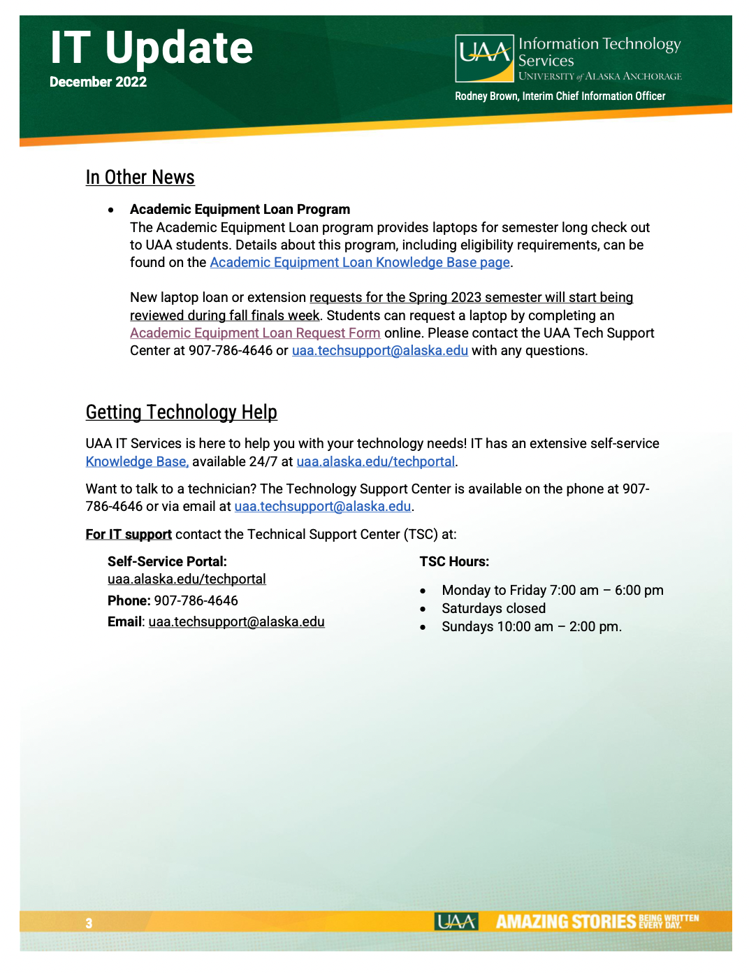 IT Services Decemeber update page 3