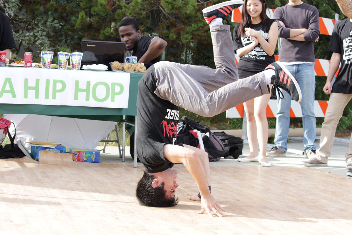 Breaking at Campus Kickoff 2012.