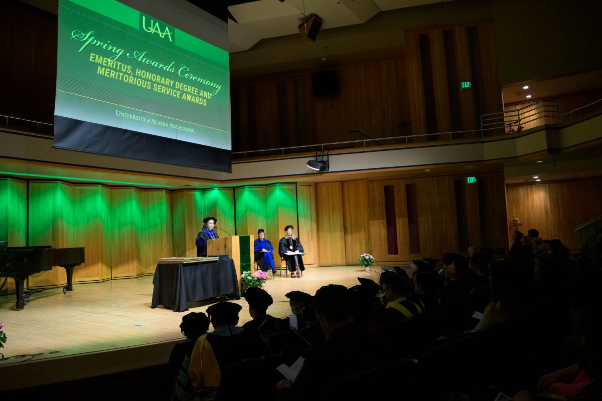 An awards ceremony