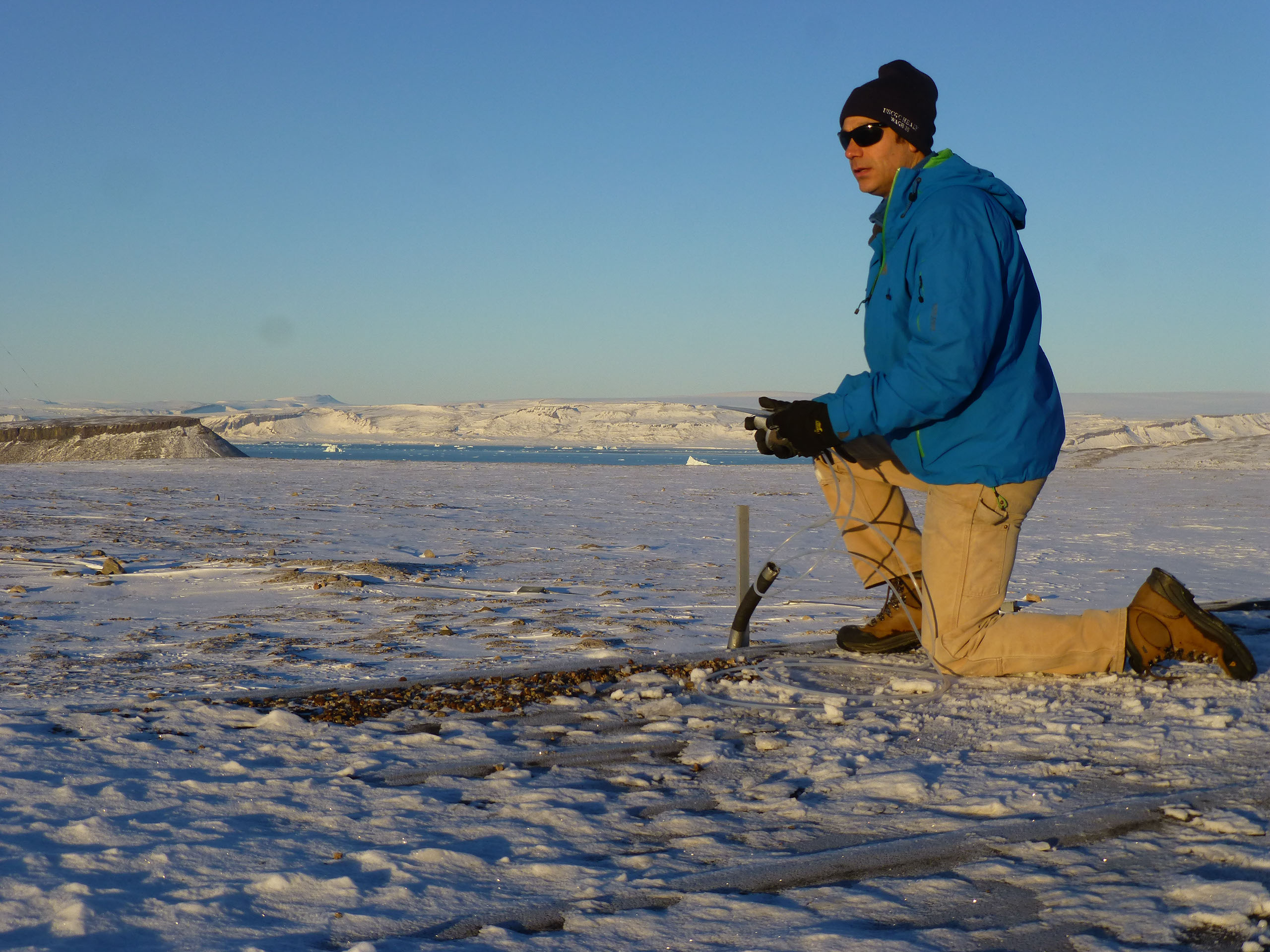 Professor Eric Klein in Northern Greenland