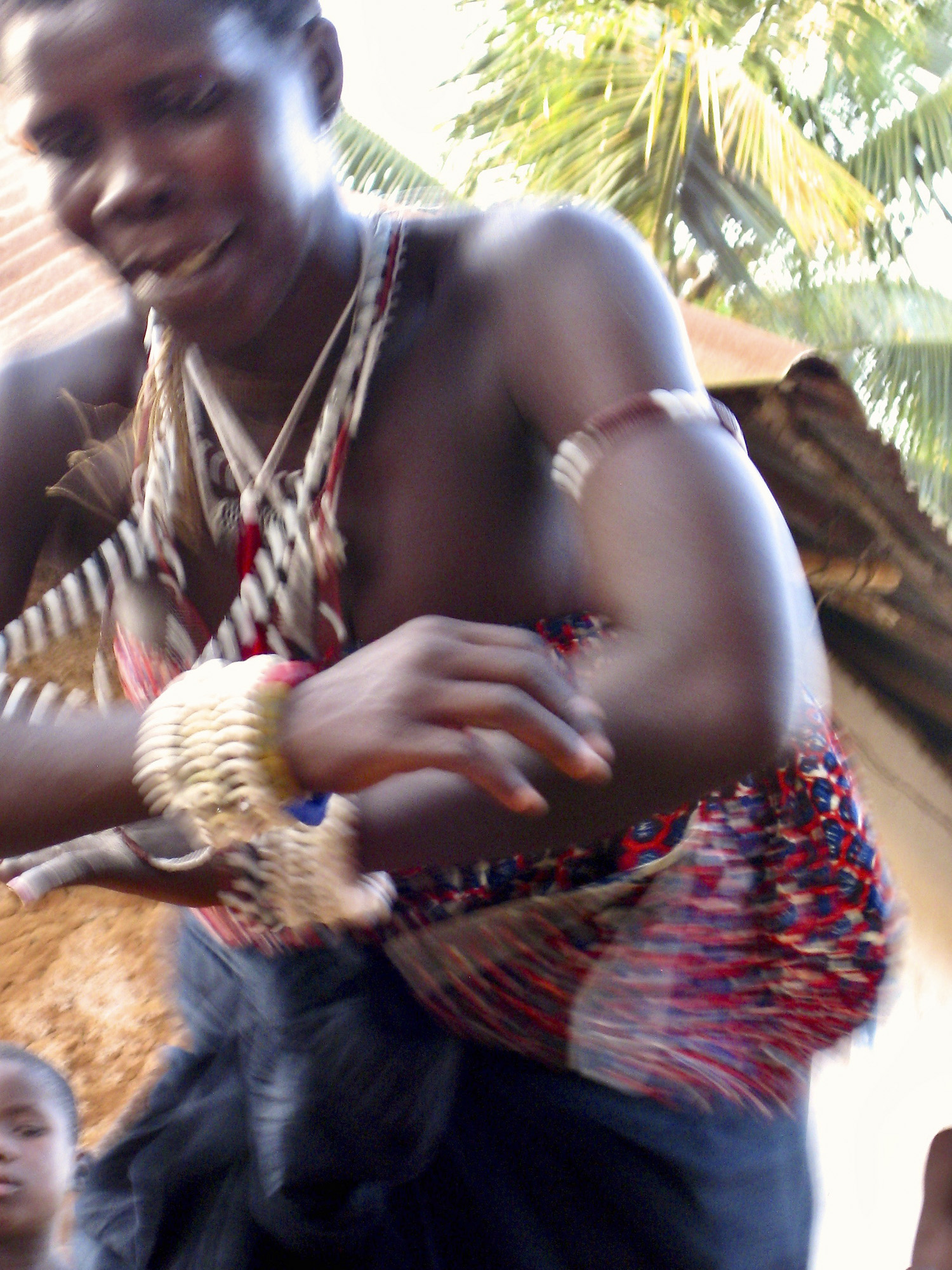 blurred dzodze dancer
