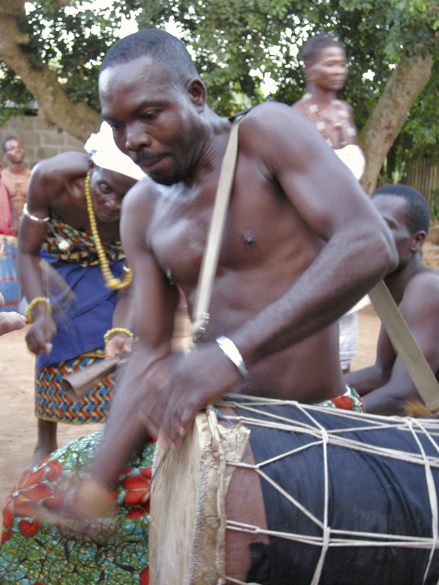 Male Dzodze drummer
