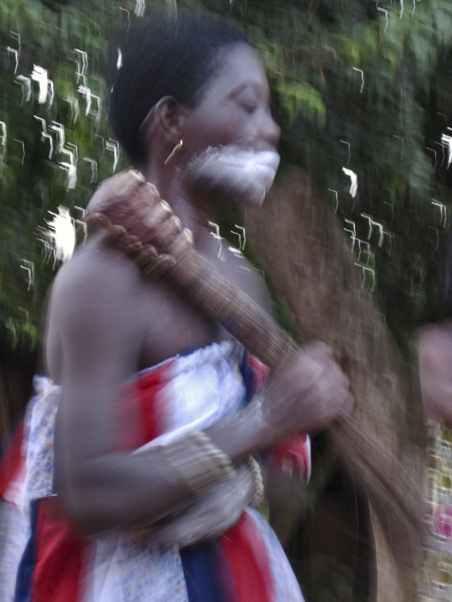 Female Dzodze musician
