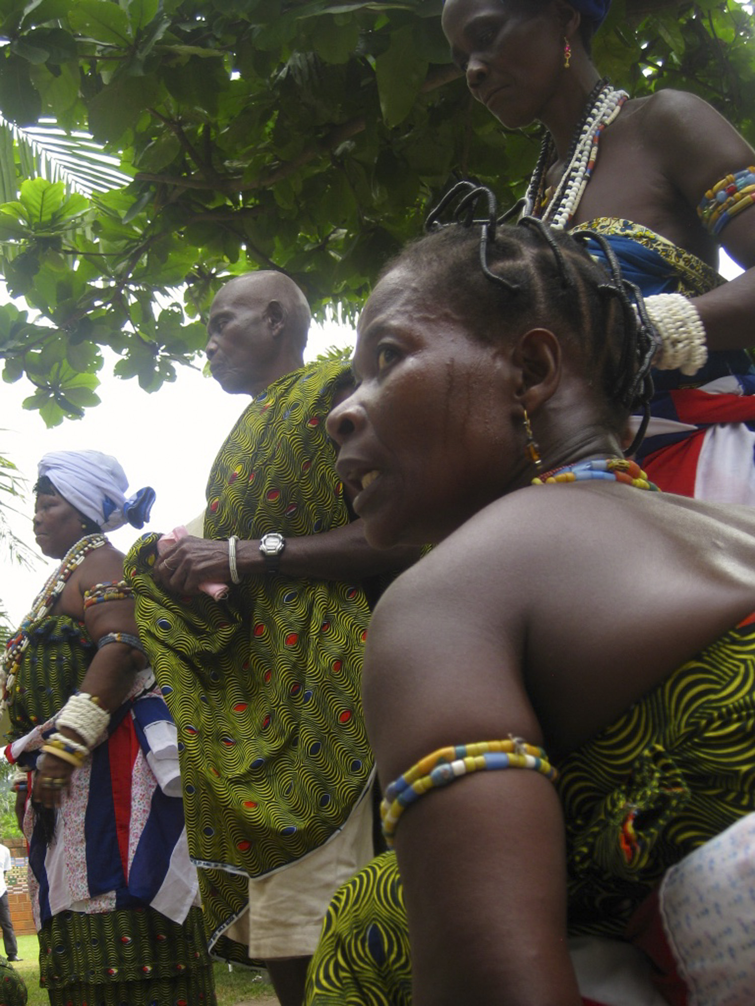 Dancers being watched