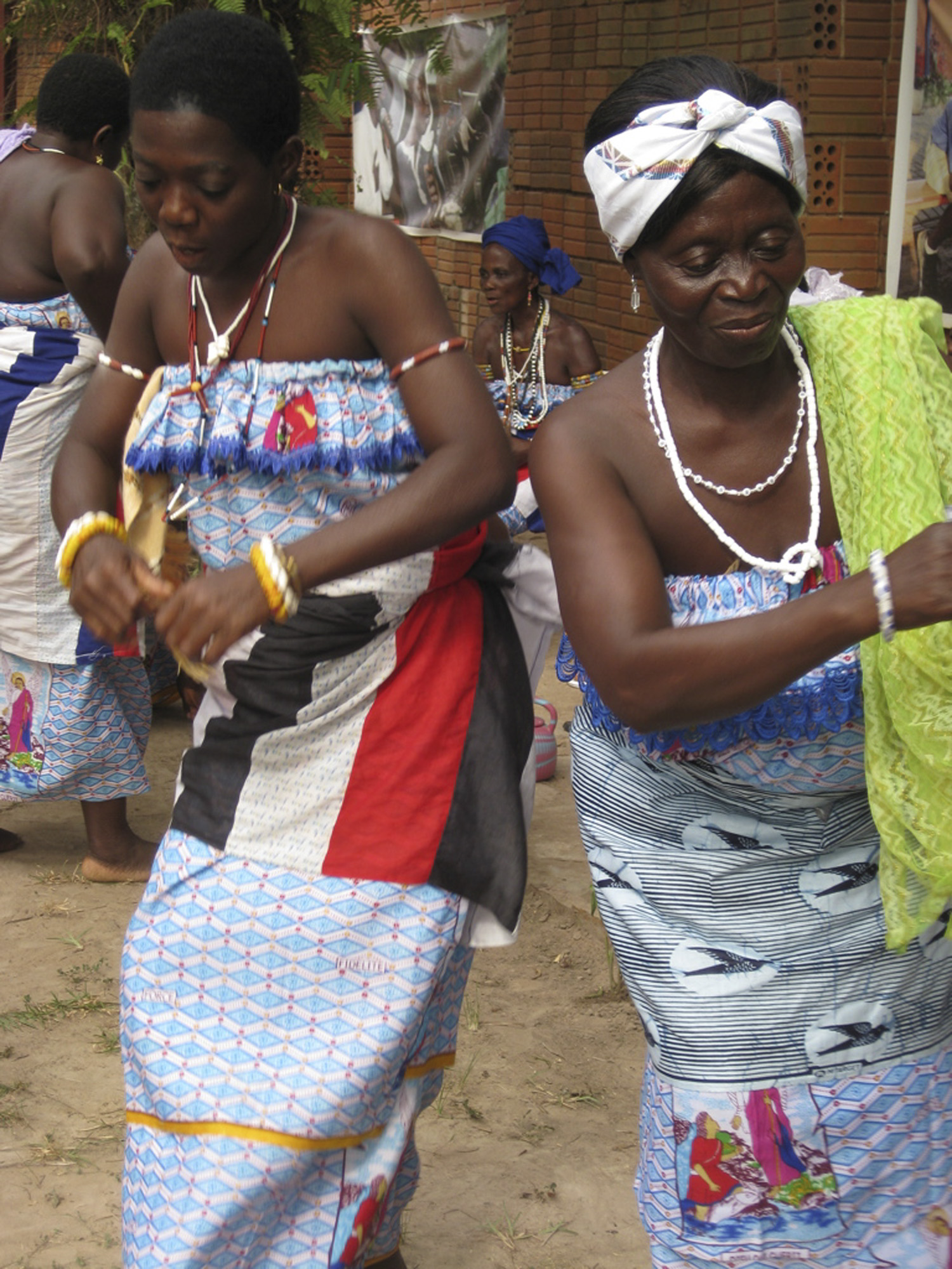 Two female Dzodze dancers
