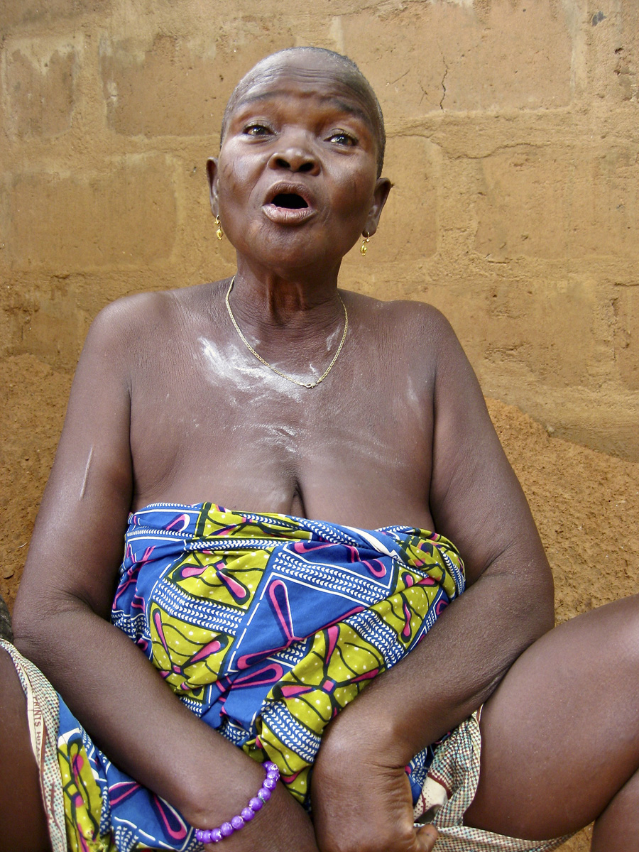 Speaking African woman