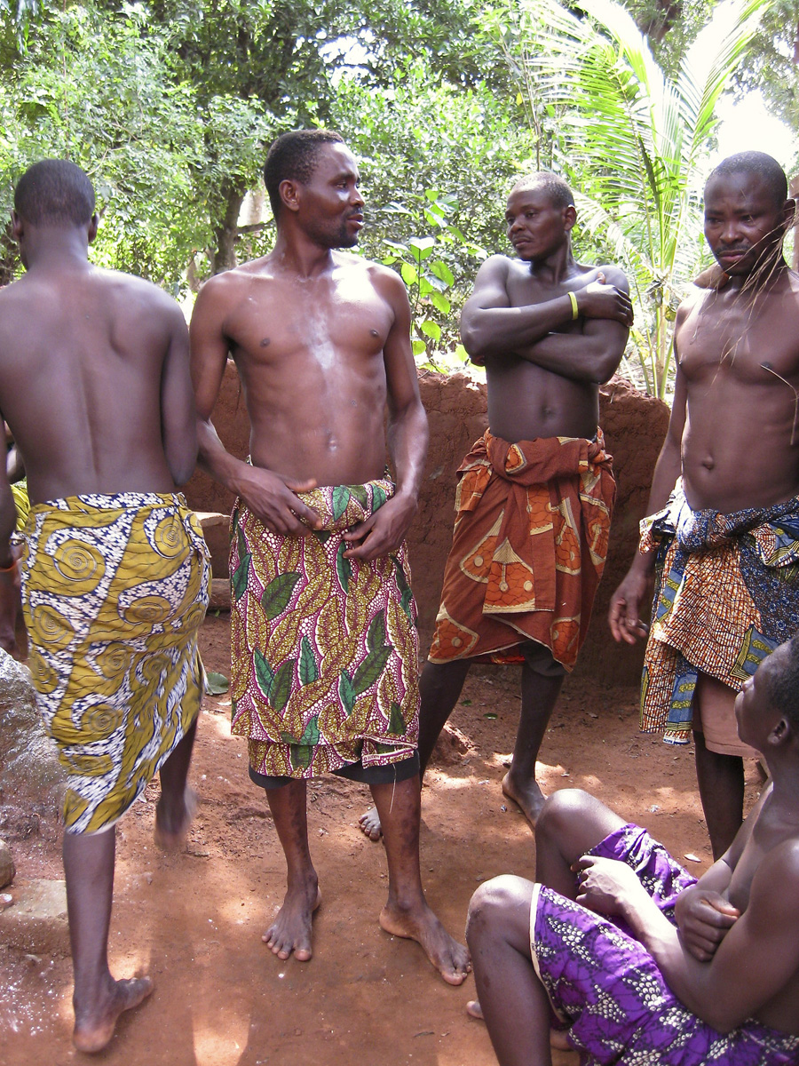 4 African men standing 