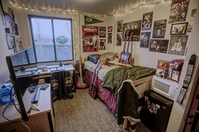 Decorated Room in UAA Residence Hall