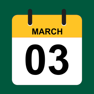 date icon March 3
