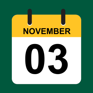 date icon Nov 3