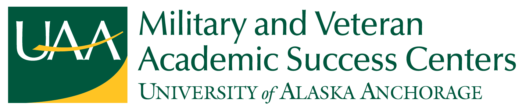 UAA Military and Veteran Academic Success Centers logo